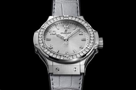 Big Bang Monochrome Steel Diamonds 38 mm 